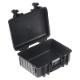 OUTDOOR resväska i svart med vadderade delare 385x265x165 mm Volume: 16,6 L Model: 4000/B/RPD